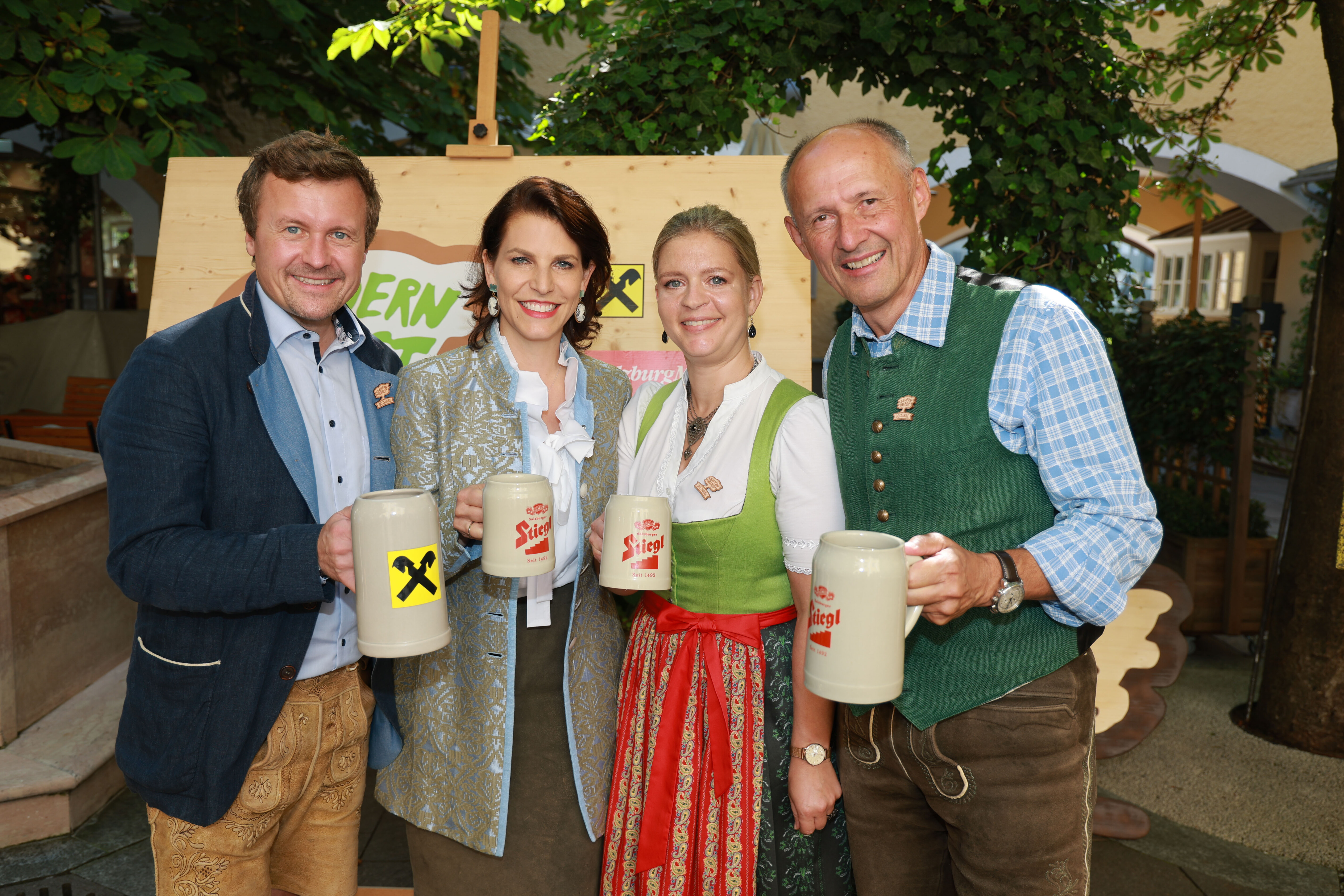 Salzburger Land Tourismus Gesellchaft.SLTG.Pressegespräch 30. Salzburger Bauernherbst.in der Stiegl Brauwelt.Foto: Franz Neumayr    12.8.205