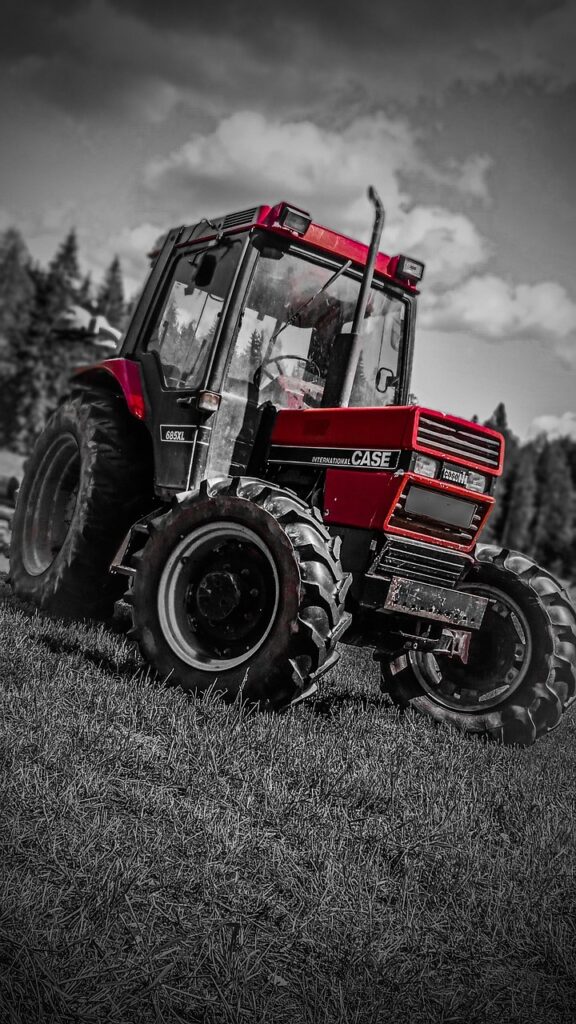 tractor, vehicle, field, machinery, agricultural machinery, meadow, rural, agriculture