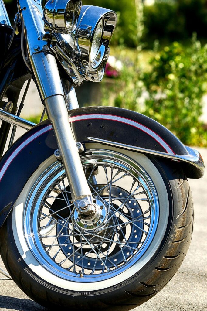 motorbike, transport, motorcycle, chrome, wheel